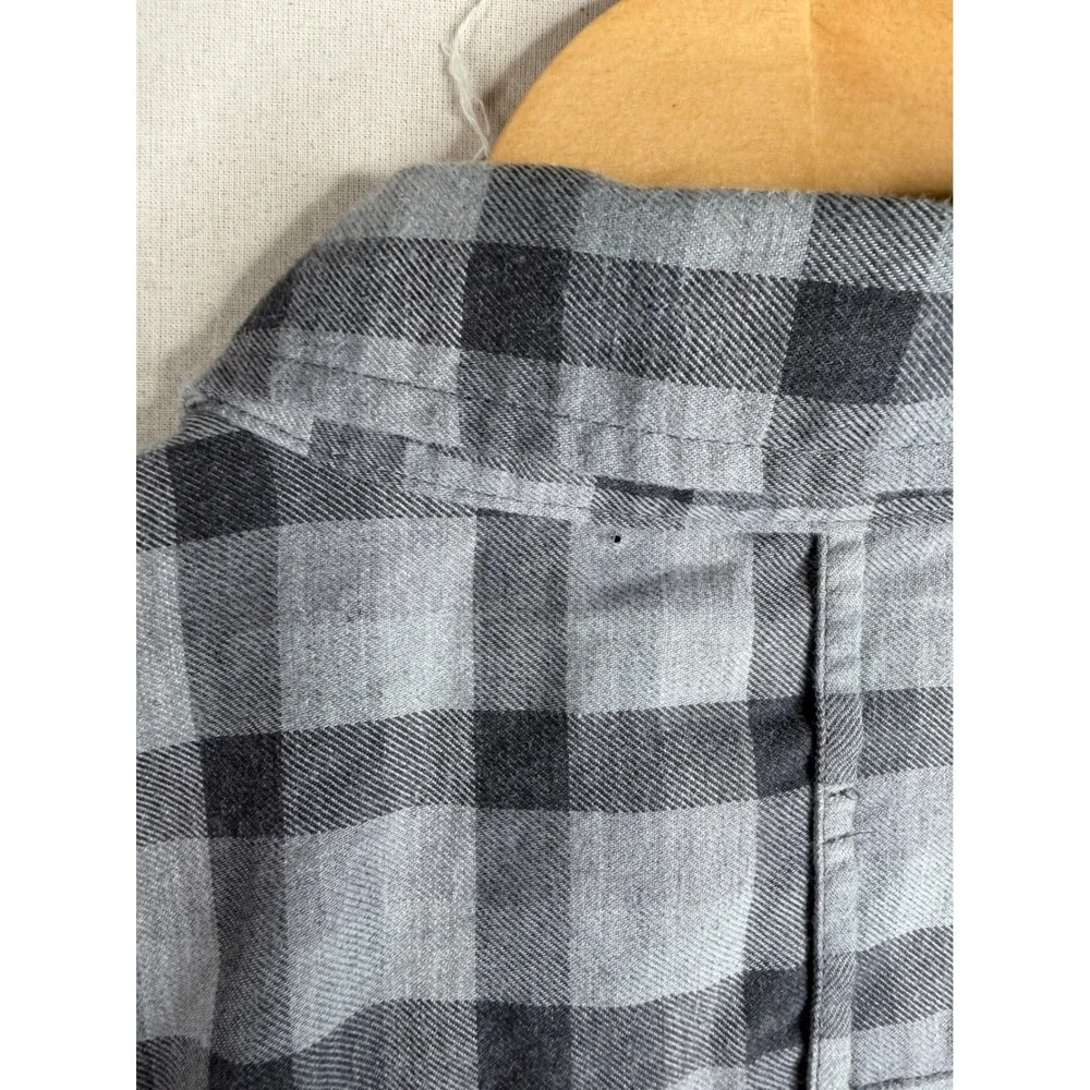 Banana Republic Slim Fit Luxe Flannel size Large Gray